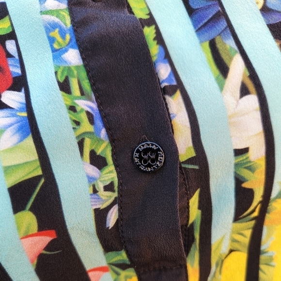 MARY KATRANTZOU TURQ Longi Flower Shirt Dress - Picture 5 of 9